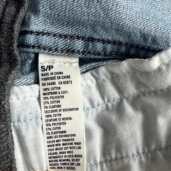 Denim and Sweatshirt Hooded Jacket - Picture 4 of 5